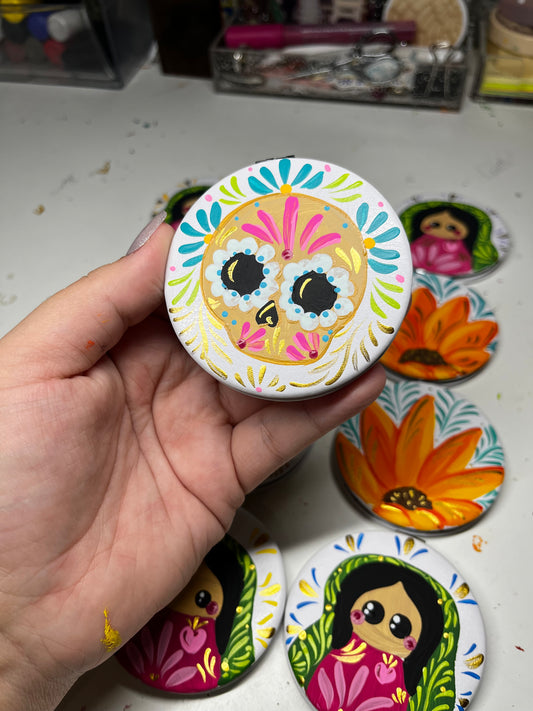 Calaverita compact mirror