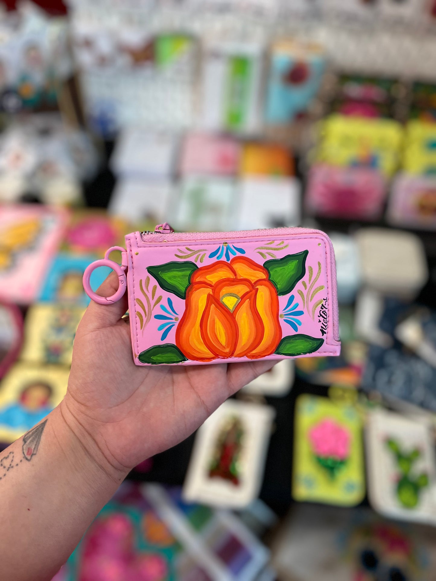 Flor Mexicana wallet