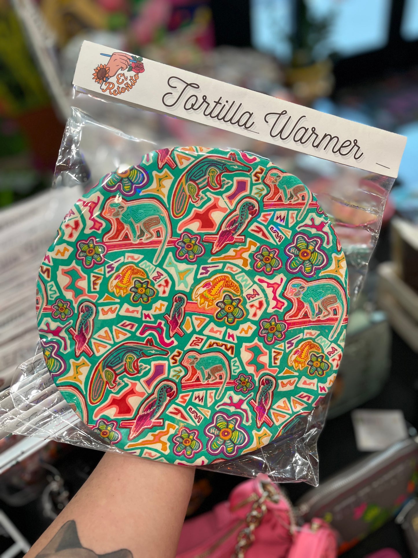 Alebrijes tortilla warmer