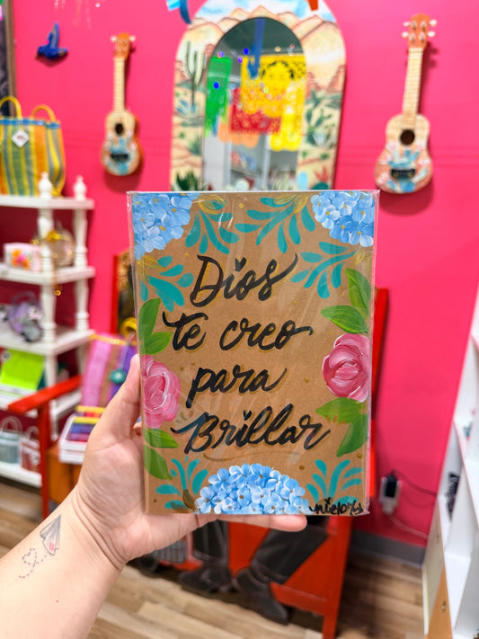 Handpainted Faith Notebook