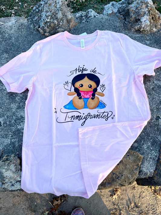 Large pink T-shirt