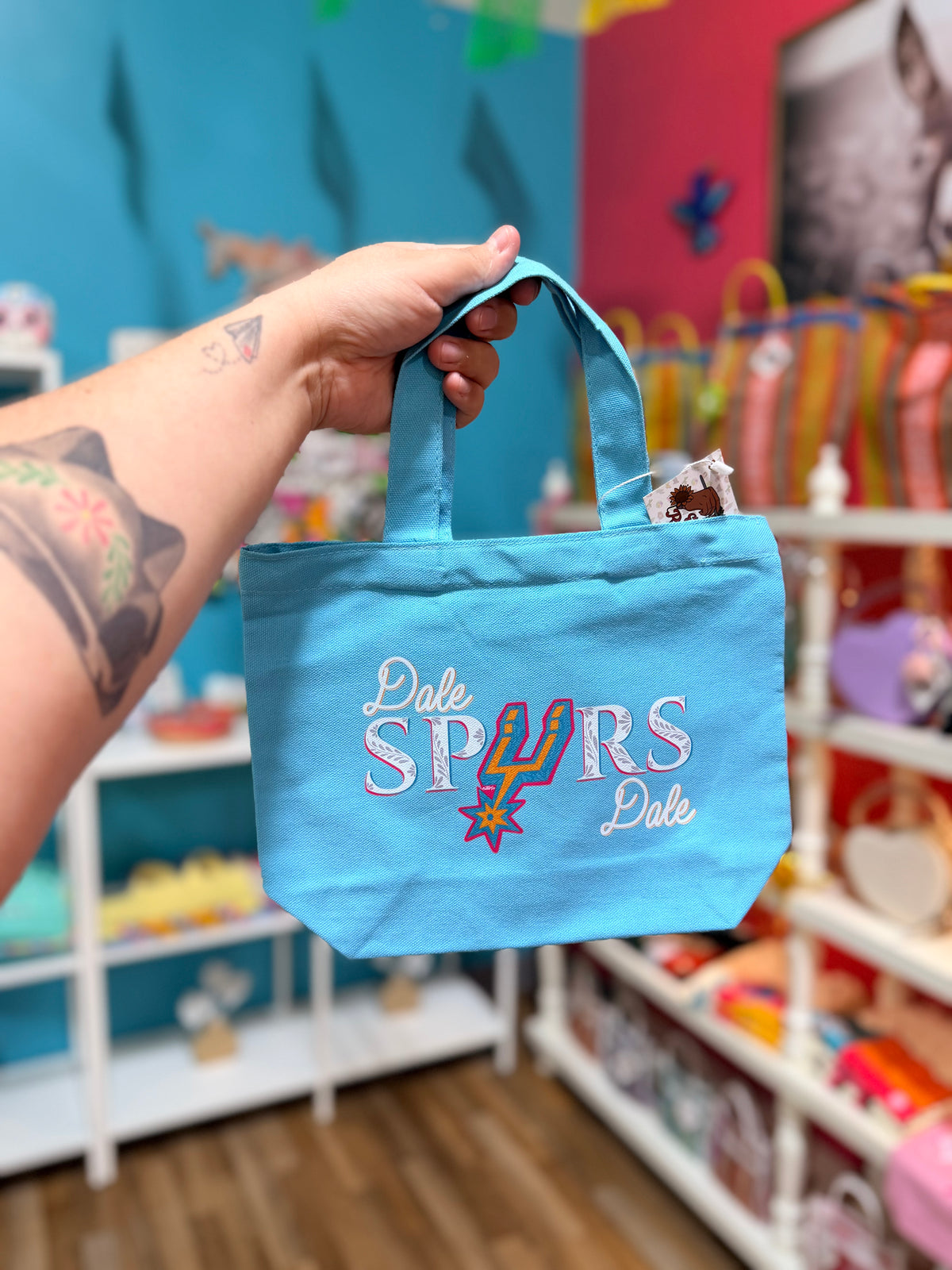 Dale Spurs mini tote