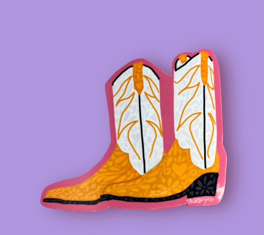 Tejas Boots sticker