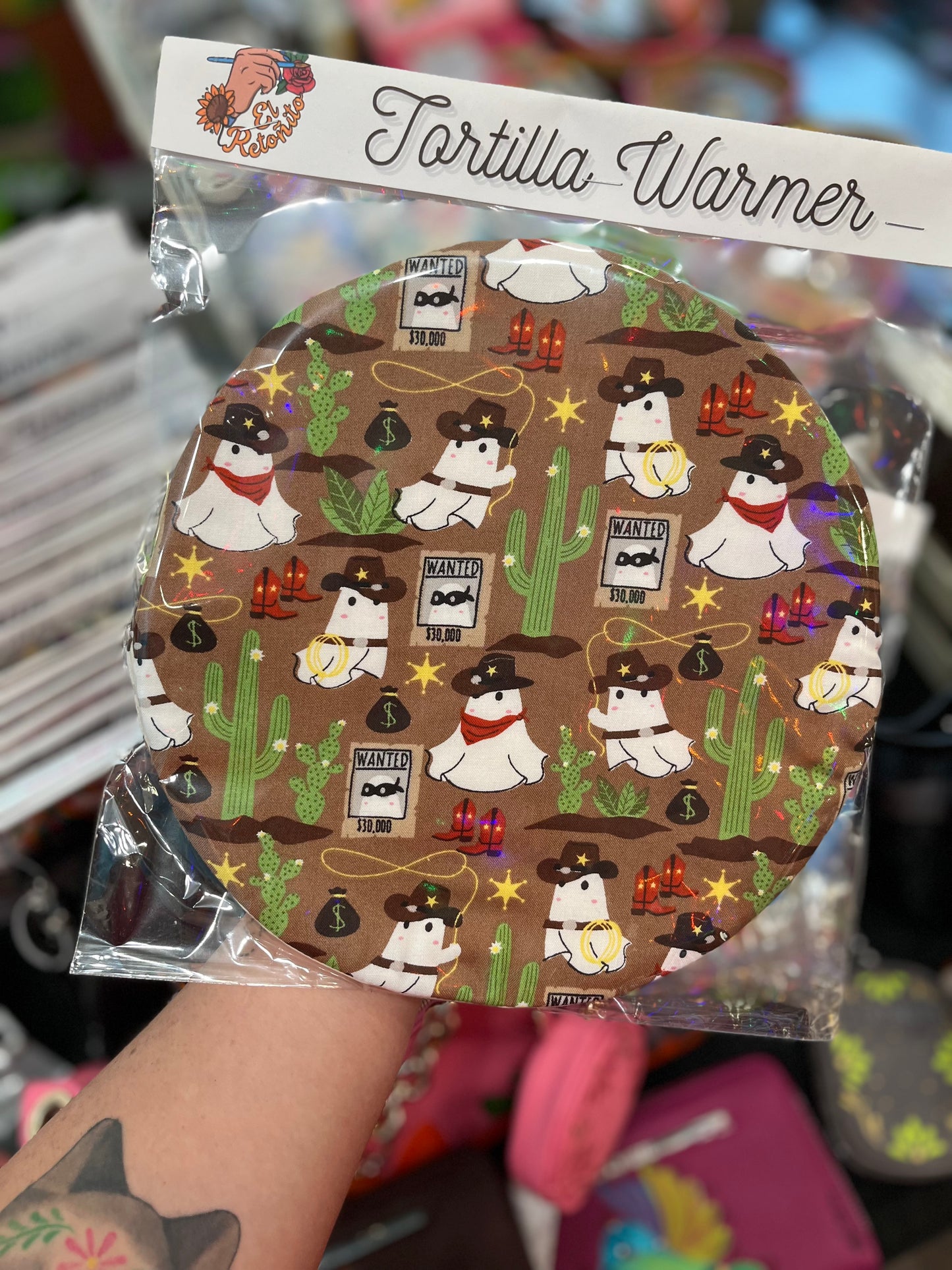 Ghosties tortilla warmer
