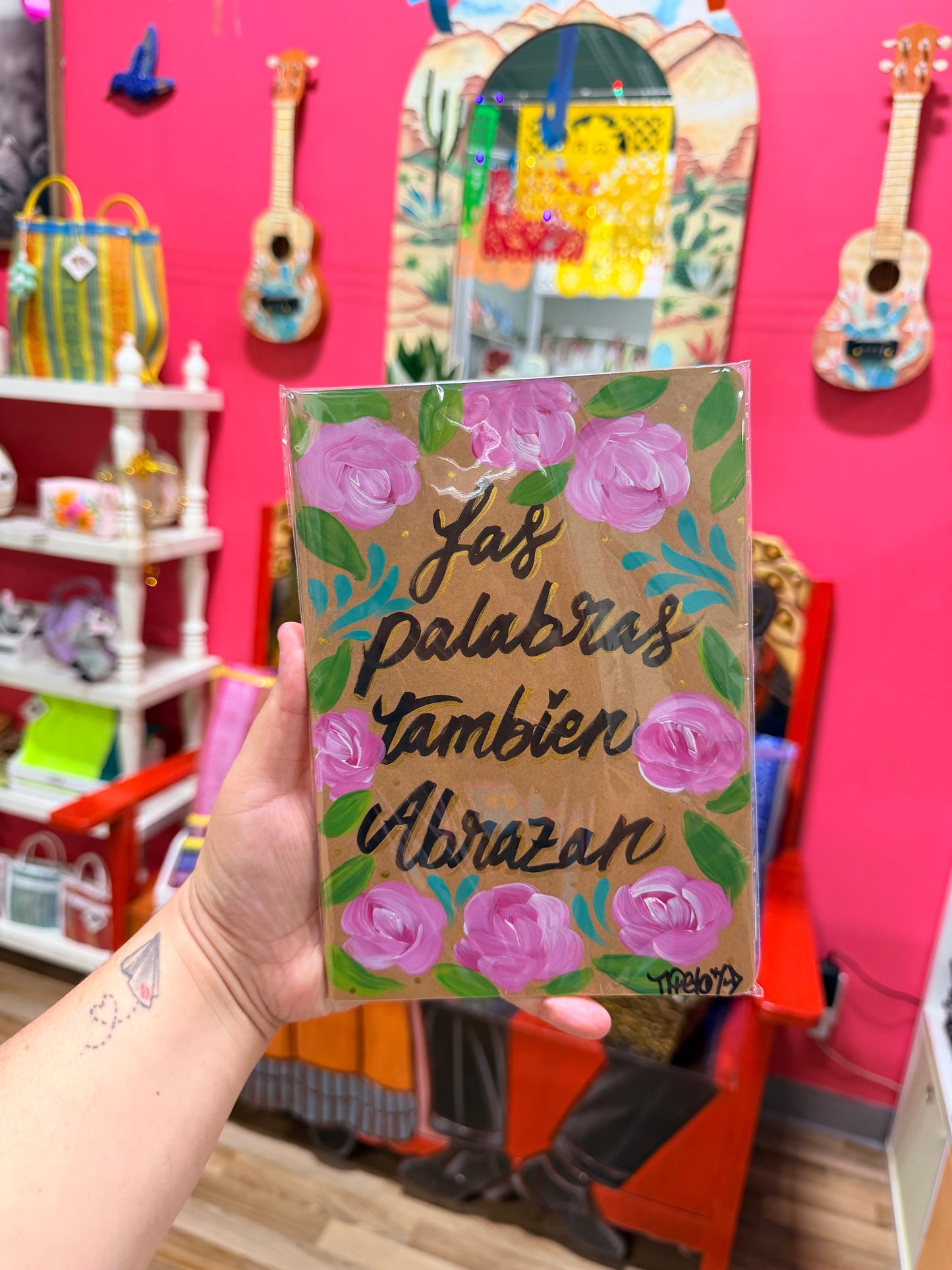 Handpainted Faith Notebook