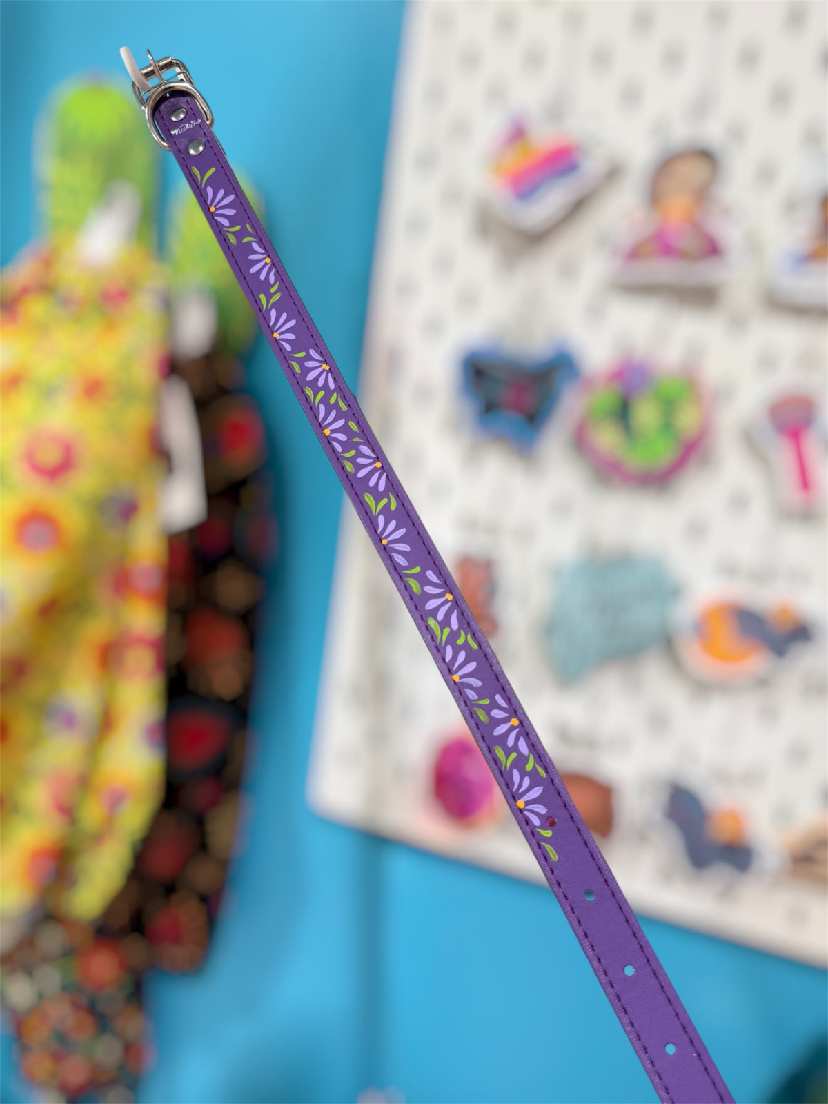 Handpainted Large Dog Collar