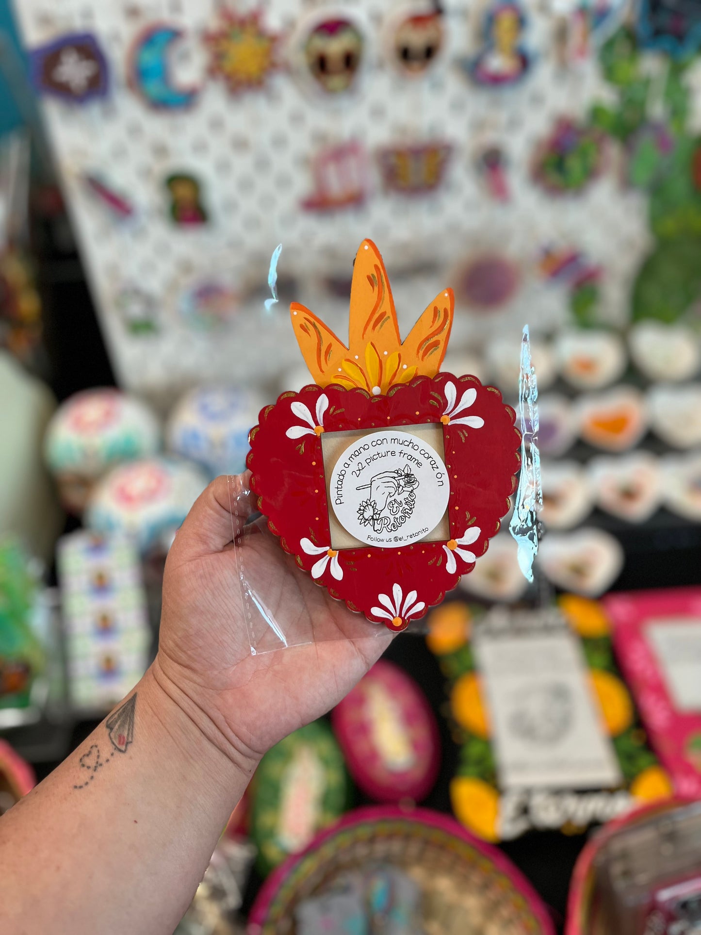 Sagrado Corazón picture frame