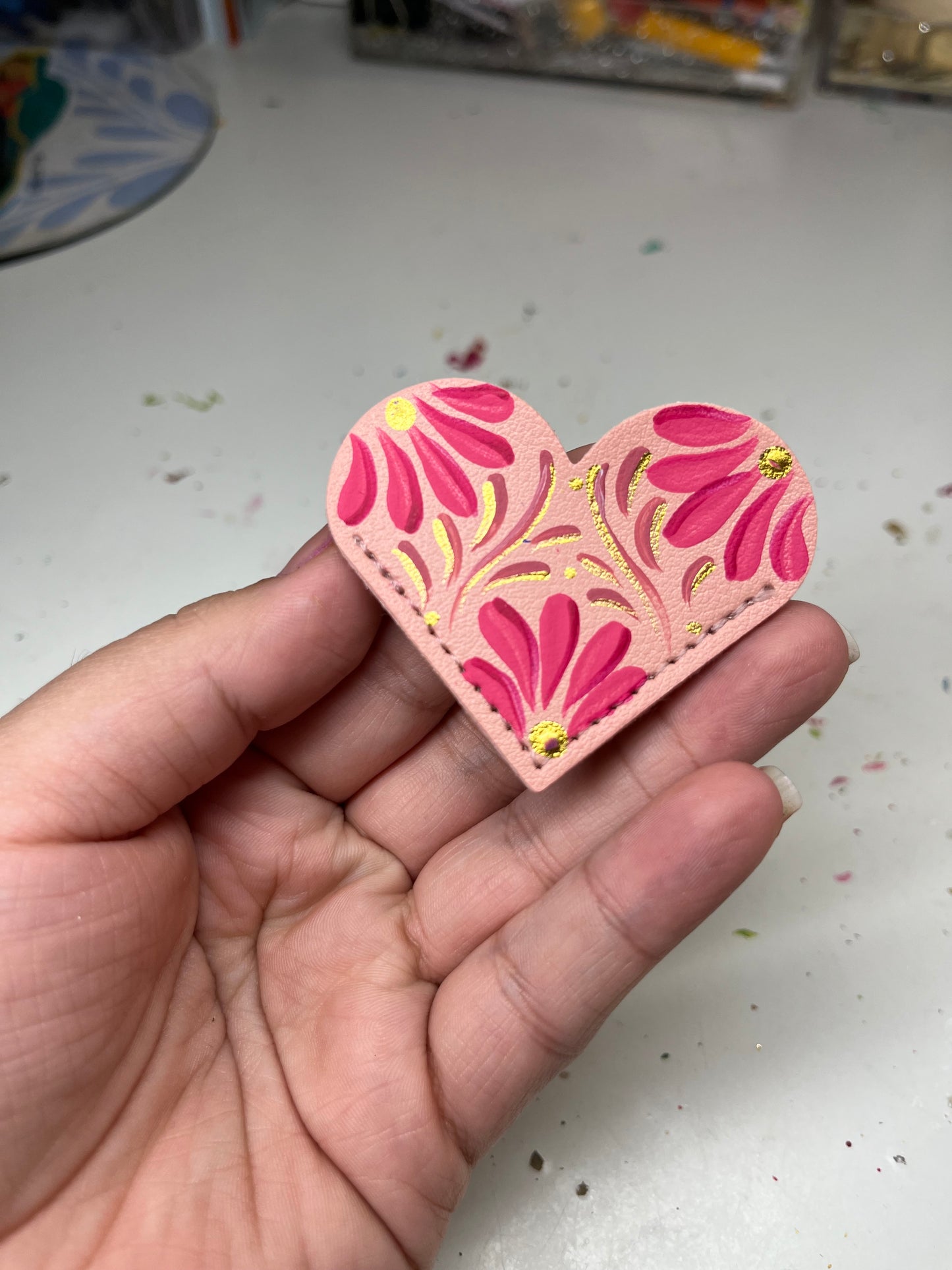 Heart corner page bookmark