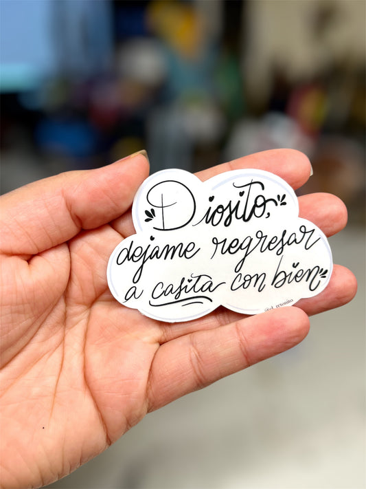 Diosito cuídame Sticker