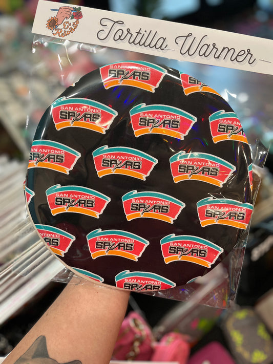 Spurs tortilla warmer