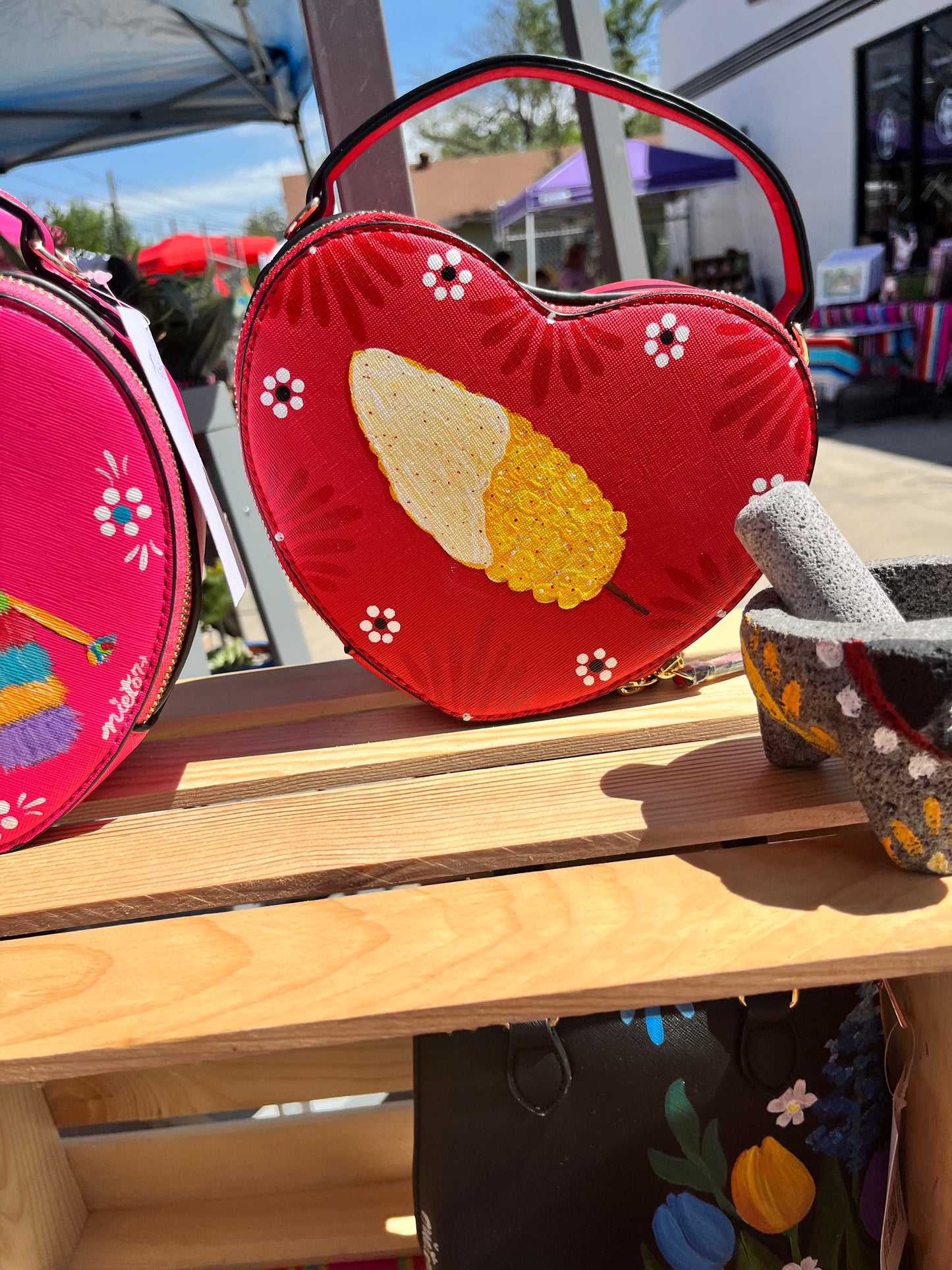 Elote heart purse